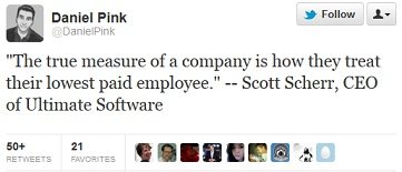 Daniel Pink Twitter Los 20 mejores tweets de emprendedores famosos