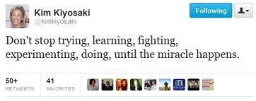 Kim Kiyosaki Twitter Los 20 mejores tweets de emprendedores famosos