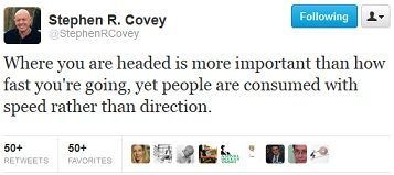 Stephen Covey Twitter Los 20 mejores tweets de emprendedores famosos
