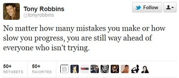 Tony Robbins Tweet Los 20 mejores tweets de emprendedores famosos