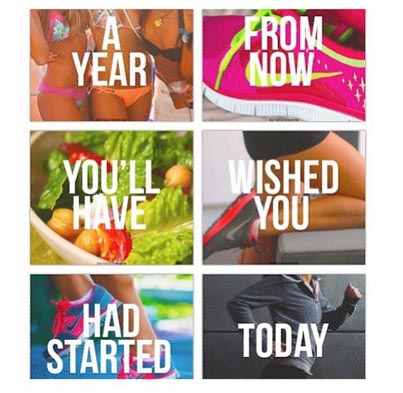 start today fitness picture quote