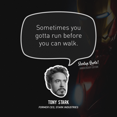 Tony Starks Success Quote