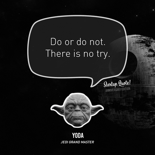 Yoda Success Quote
