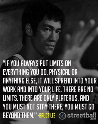 Bruce Lee Street Ball Picture Quote
