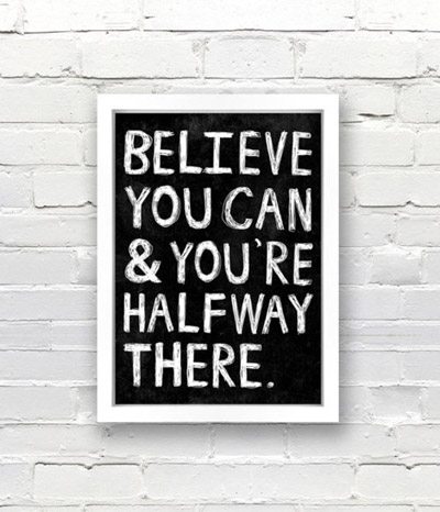 Picture Quote Believe