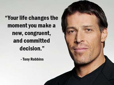 Tony Robbins - Change Your Life Picture Quote