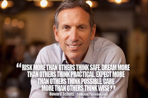 Howard Schultz Entrepreneur Picture Quote For Success