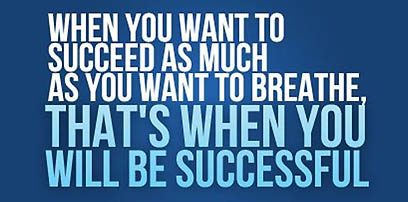 I will be successful motivational picture quote