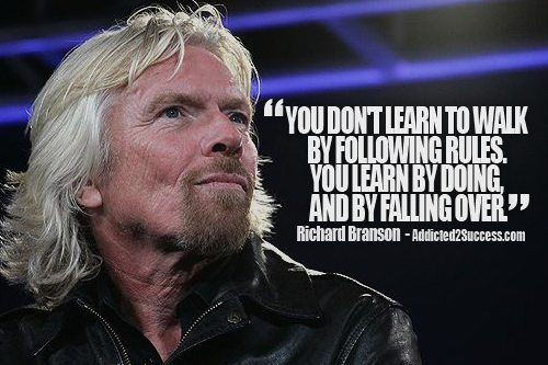 Richard Branson Entrepreneur Picture Quote For Success