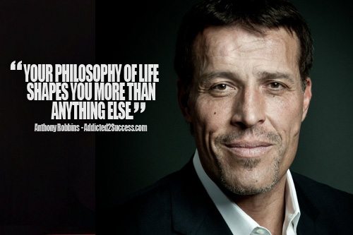 Tony Robbins Inspirational Life Picture Quote