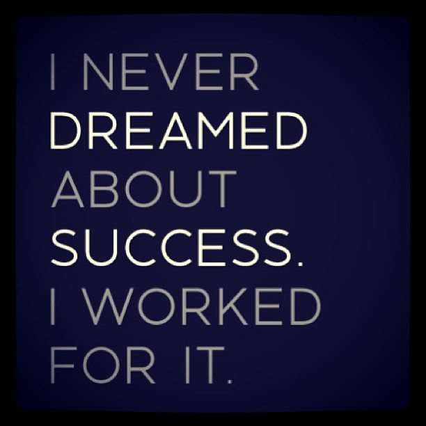 Motivation Picture Quote Dream About Success