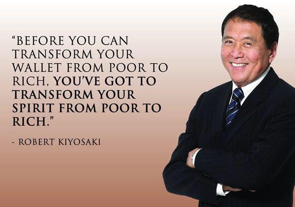 Robert Kiyosaki Picture Quote Poor To Rich