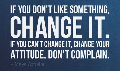 change your attittude quote
