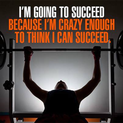 crazy to succeed picture quote