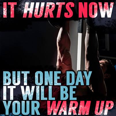 warm up workout picture quote