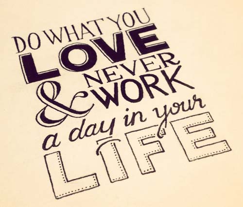 Love Life Inspiration Typography Picture Quote