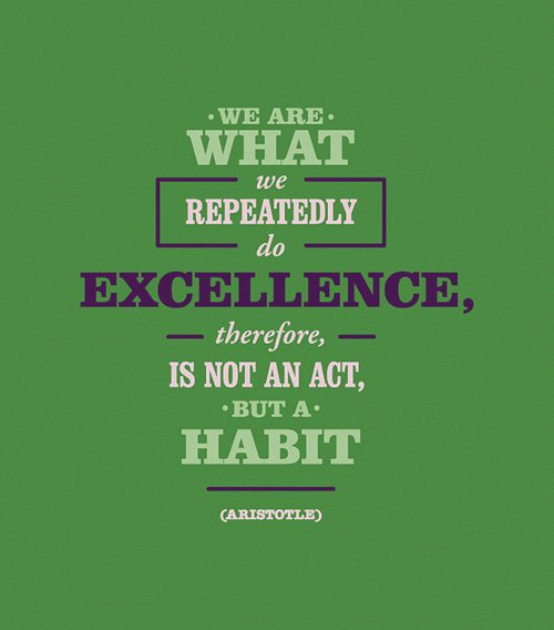 Motivational Typography Quote Aristotle