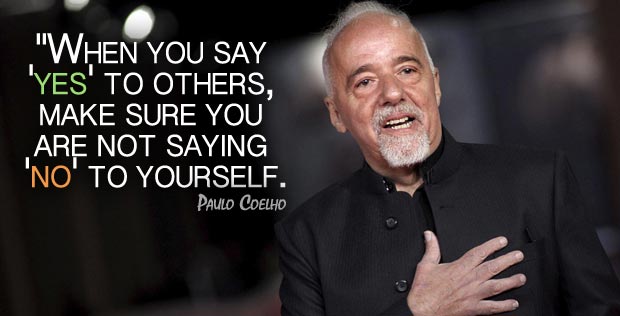 paulo coelho saying yes picture quote
