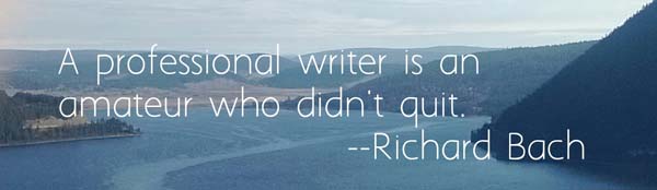 professional writer amateur quote