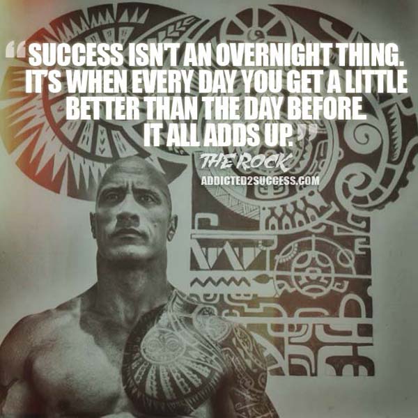 Dwayne Johnson Quote for Success