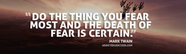 Death of fear picture quote