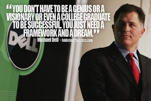 Michael Dell Entrepreneur Picture Quote For Success