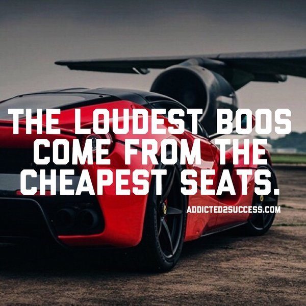 loudest boos come from cheapest seats