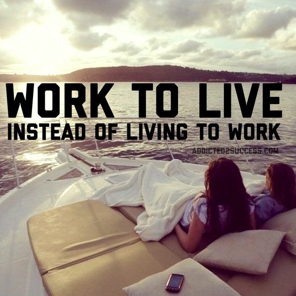 work to live