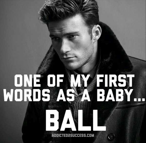 first word as a baby was ball