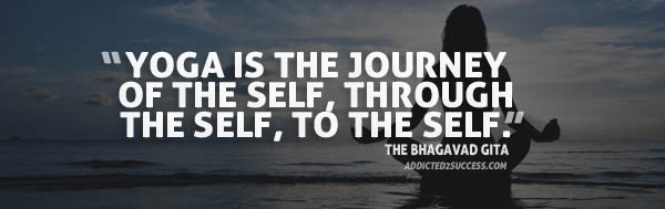 Yoga Journey Bhagavad Gita Quote
