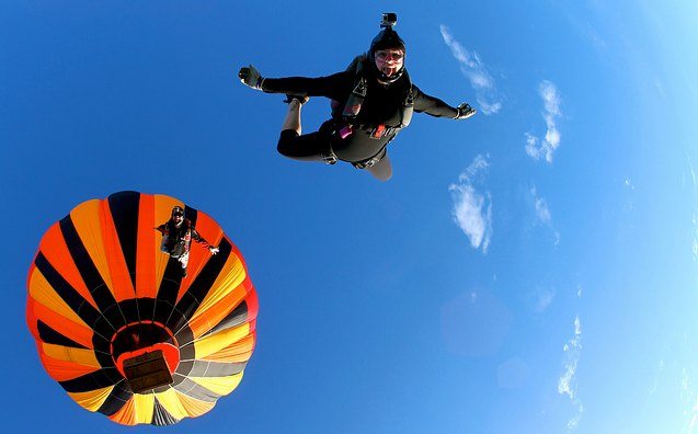Conquering Fear By Skydiving From A Hot Air Balloon