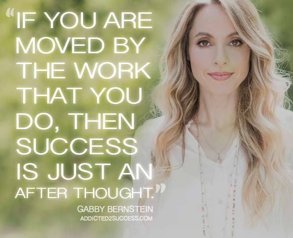Gabby Bernstein Picture Quote Success