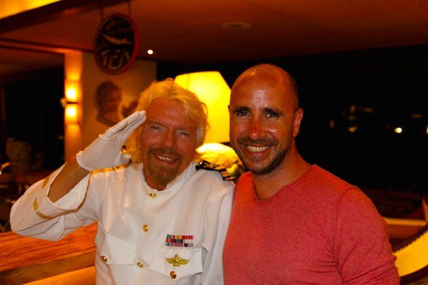 Richard Branson With Mat Jacobson Of Ducere