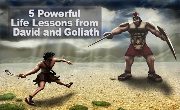 5 puissantes leçons de vie de David et Goliath