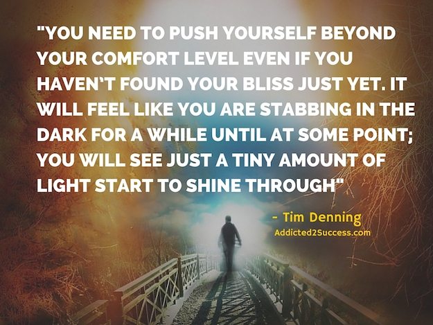 Find Your Bliss Quote - Tim Denning