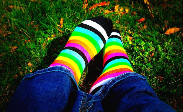 Life Changing Rainbow Socks