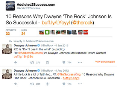 Dwayne Johnson Addicted2Success
