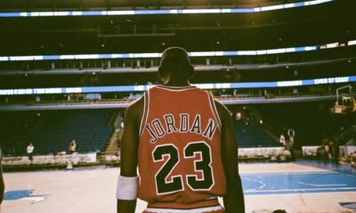 Michael Jordan on court