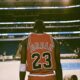 Michael Jordan on court
