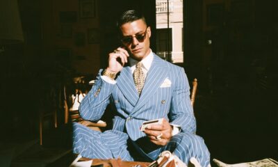 Wealthy entrepreneur man managing his money habits