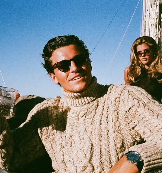 mens glow up guide aran sweater style